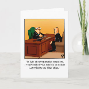 Carte de voeux pour Humour de retraite amusant