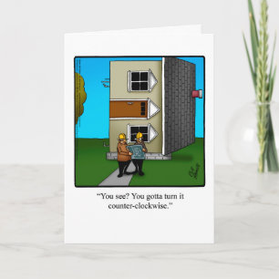 Carte de voeux pour Humour en contact