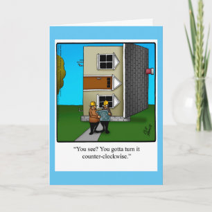 Carte de voeux pour Humour en contact