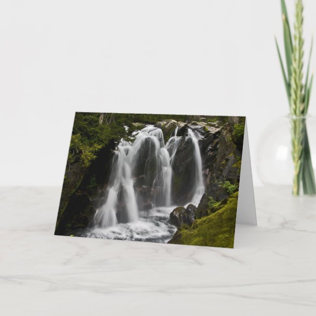 Carte de voeux pour la chute d'eau de Paradise Riv (Devant)