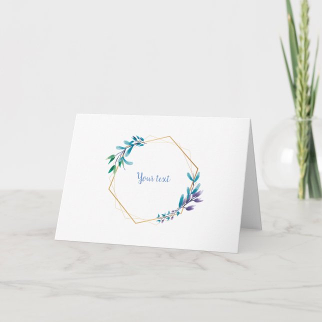 CARTE DE VOEUX POUR LA FAMILLE. (Devant)