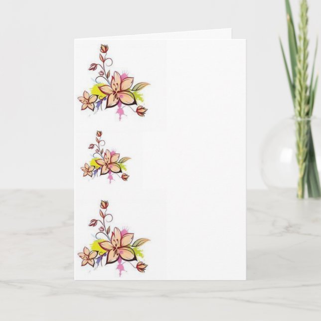 Carte de voeux pour la fête des mères (Devant)