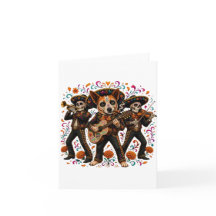 Carte de vœux pour la fête des morts