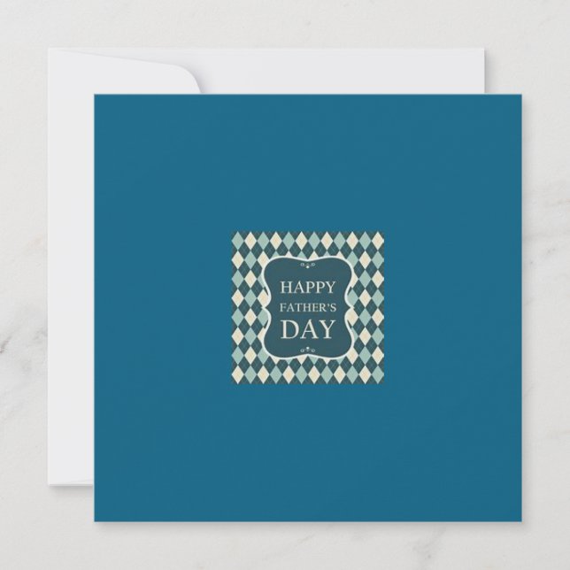 Carte de vœux pour la fête des pères (Devant)