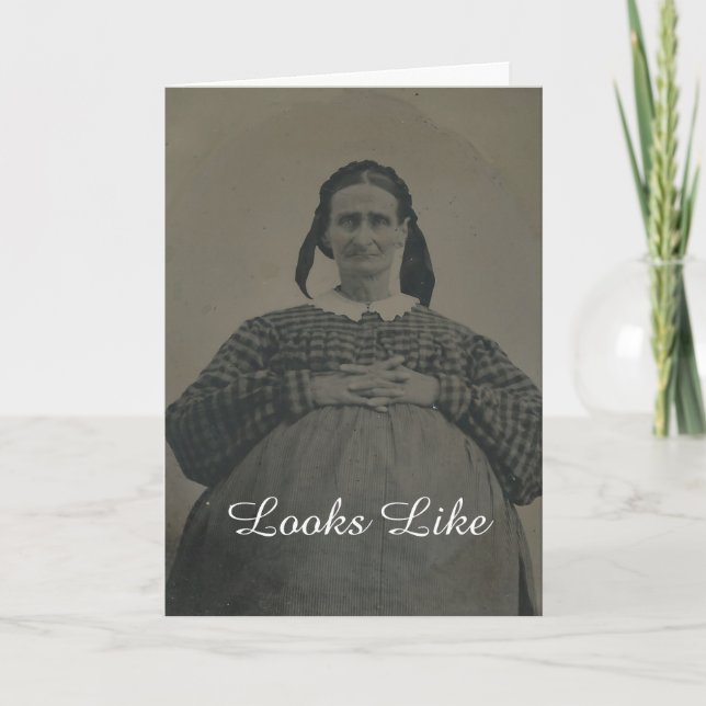 Carte de voeux pour la grossesse amusante (Devant)