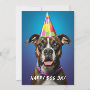 Carte de vœux pour la journée du chien – Cadeau dr