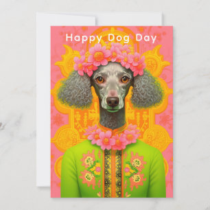Carte de vœux pour la journée du chien – Drôle pou
