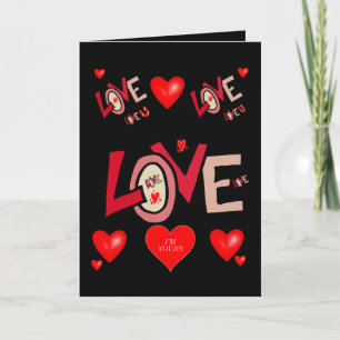 Carte de voeux pour la Saint-Valentin