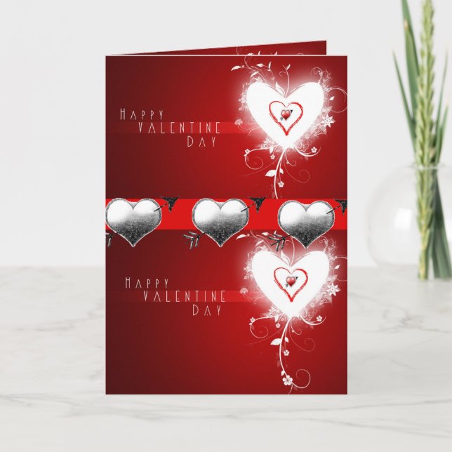 Carte de voeux pour la Saint-Valentin (Devant)