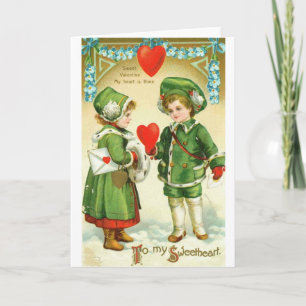 Carte de voeux pour la Saint-Valentin