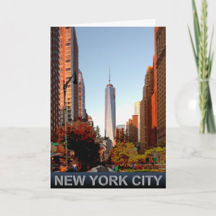 Carte de voeux pour la tour de New York