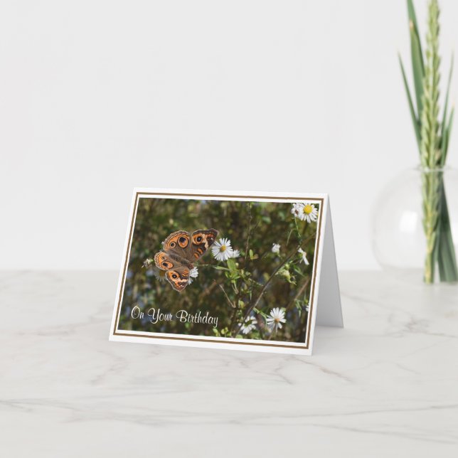 Carte de voeux pour l'anniversaire de Buckeye Butt (Devant)