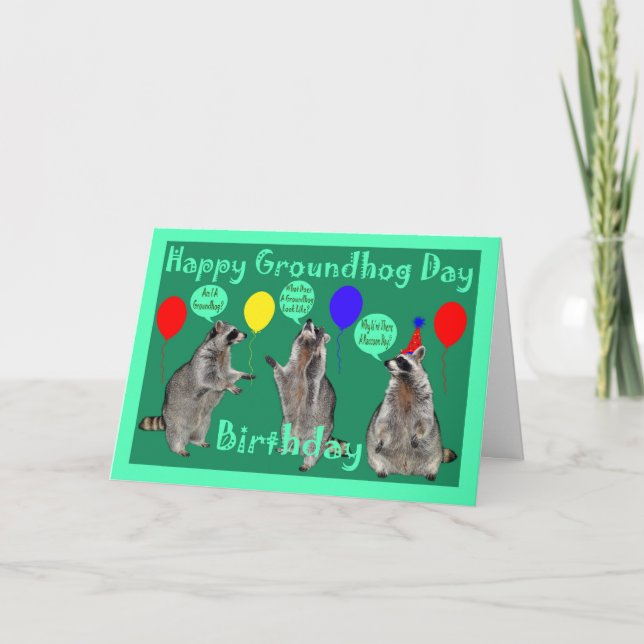 Carte de voeux pour l'anniversaire du jour de la m (Devant)
