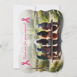 Carte de voeux pour le cancer du sein