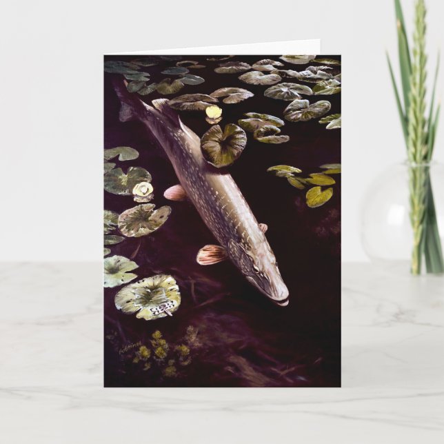 carte de voeux pour le grand brochet (Devant)