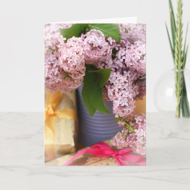 Carte de voeux pour le jour de Mothe (Devant)