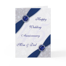 Carte de voeux pour les 45 ans de mariage - Damass