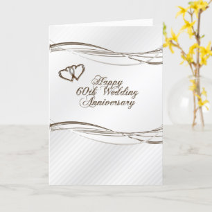 Carte de vœux pour les 60 ans de mariage