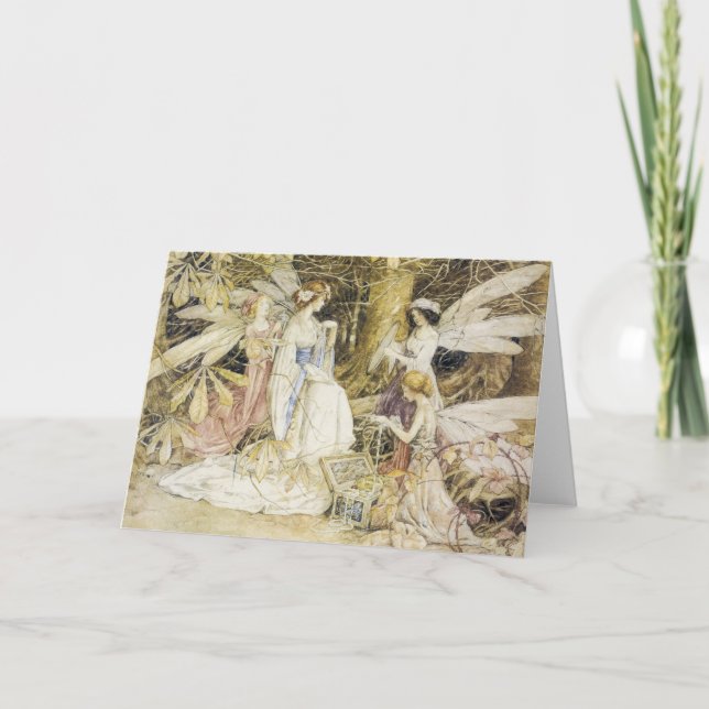 Carte de voeux pour les bijoux de fée (Devant)