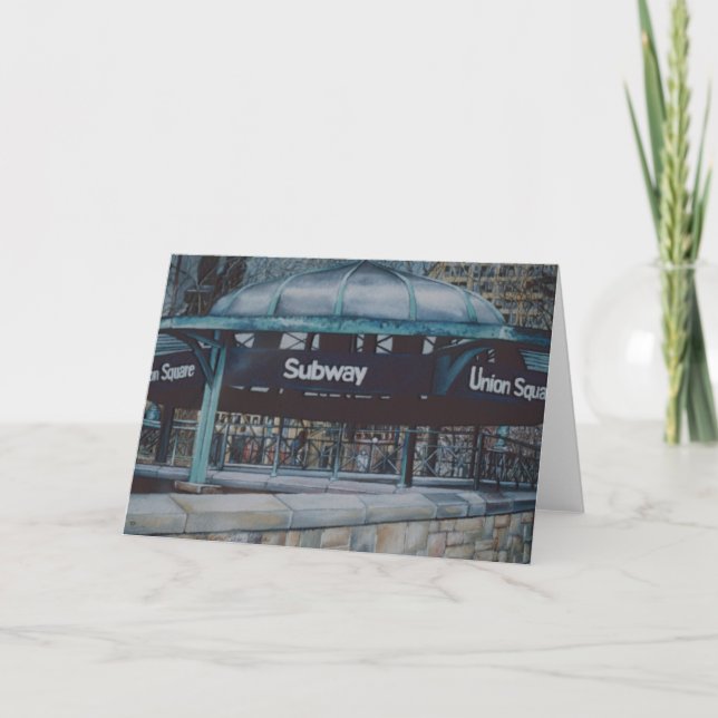 Carte de voeux pour les bleus souterrains (Devant)