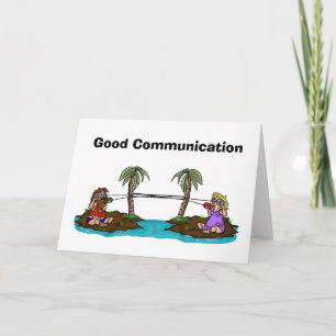 Carte de voeux pour les couples de communication d