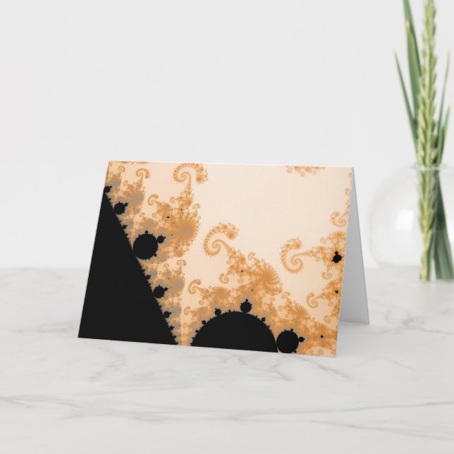 Carte de voeux pour les détails Gold sans fin (Devant)