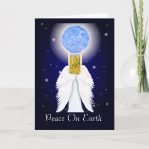 Carte de voeux pour les fêtes de bonne main