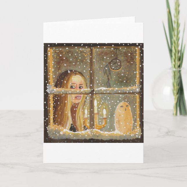 Carte de voeux pour les longues nuits d'hiver (Devant)