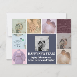 Carte de vœux pour les nouvelles ères