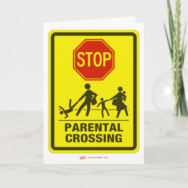 Carte de voeux pour les parents qui traversent les (Devant)