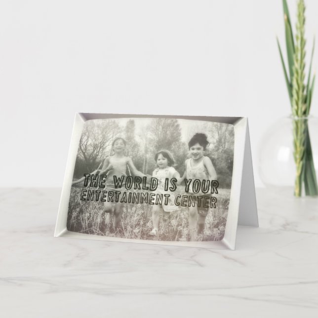 Carte de voeux pour l'été (Devant)