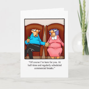 Carte de voeux pour l'Humour de l'anniversaire drô