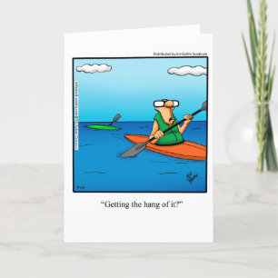 Carte de voeux pour l'Humour de l'anniversaire drô
