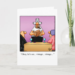 Carte de voeux pour l'Humour de l'anniversaire drô