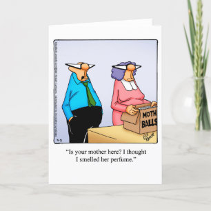 Carte de voeux pour l'Humour de mariage blanc amus