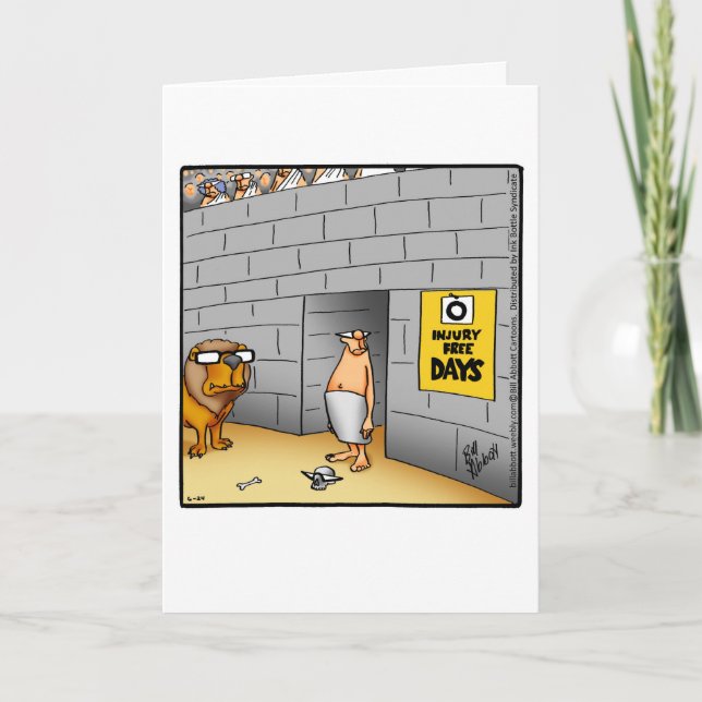 Carte de voeux pour l'Humour de retraite (Devant)