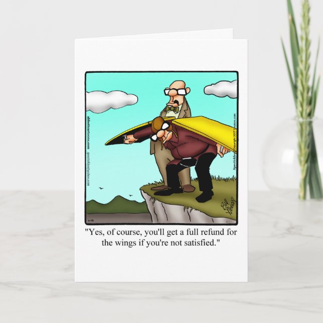 Carte de voeux pour l'Humour de retraite "Spectacl (Devant)