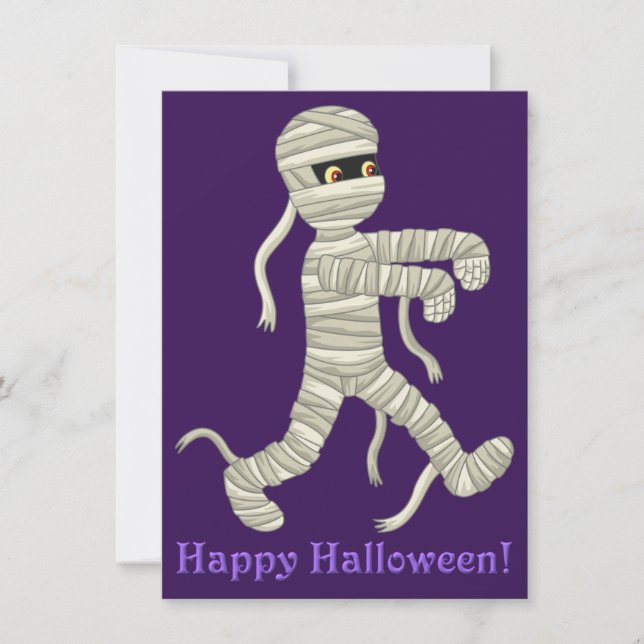 Carte de voeux pour maman d'Halloween (Devant)
