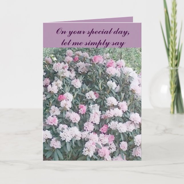 Carte de voeux pour maman Merci (Devant)