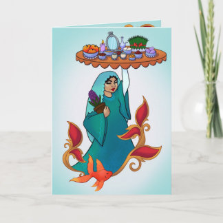 Carte de vœux pour Nowruz (Nouvel An persan)