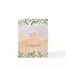 Carte de voeux pour petits Mariages et Fiançailles