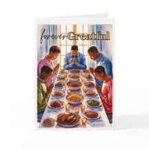 Carte de voeux pour toujours Grateful Thanksgiving