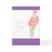 Carte de voeux pour toujours jeune