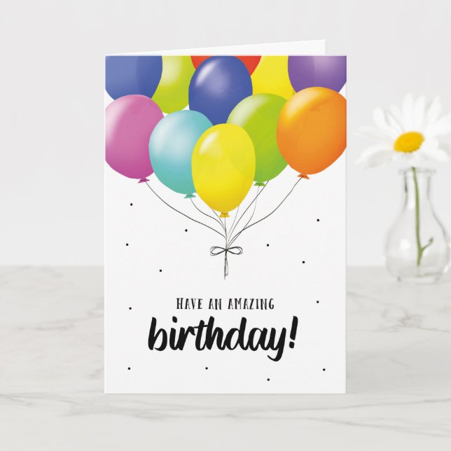 Carte de voeux pour un anniversaire extraordinaire (Petite plante)