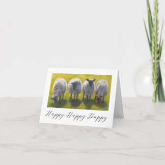 Carte de vœux pour une occasion heureuse avec des