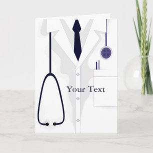 Carte de voeux pour vêtement du laboratoire Médica