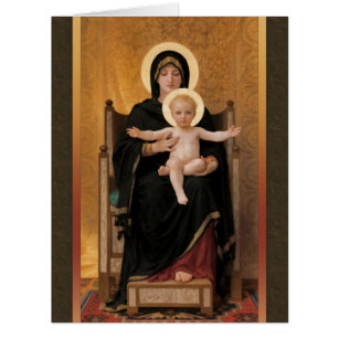 Carte de voeux pour vierge et enfant CC0277