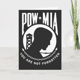 Carte de voeux POW MIA