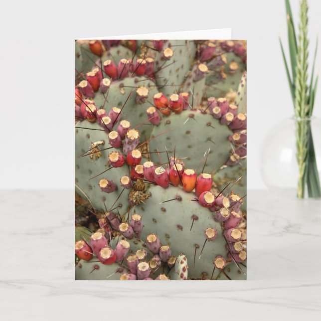 Carte de voeux Prickly pear (Devant)