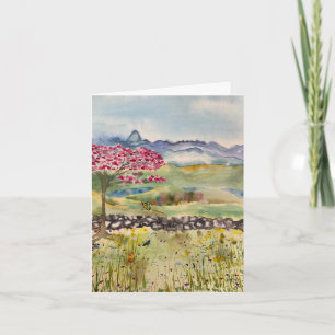 Carte de voeux printemps - collection quatre saiso